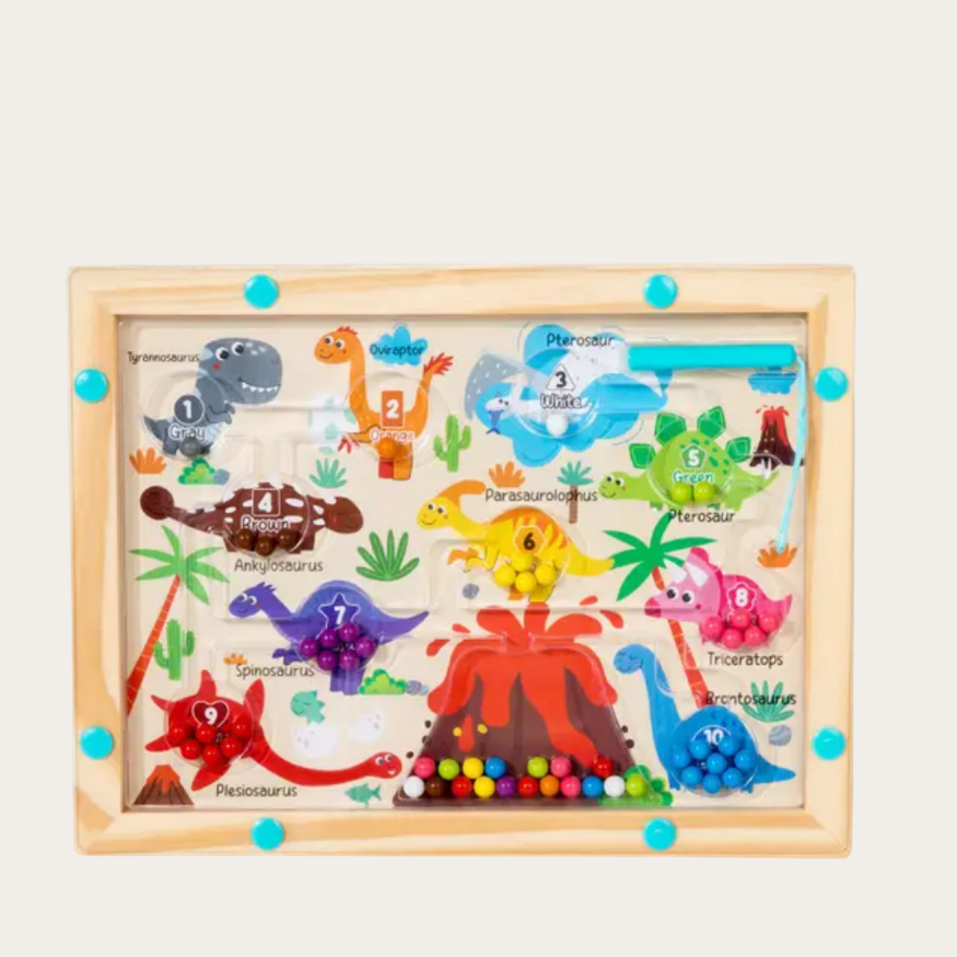 Labirynt z magnetycznymi kulkami Era Dinozaurów