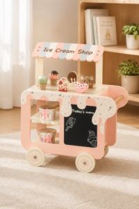 Drewniany wózek lodziarnia Creamy Truck