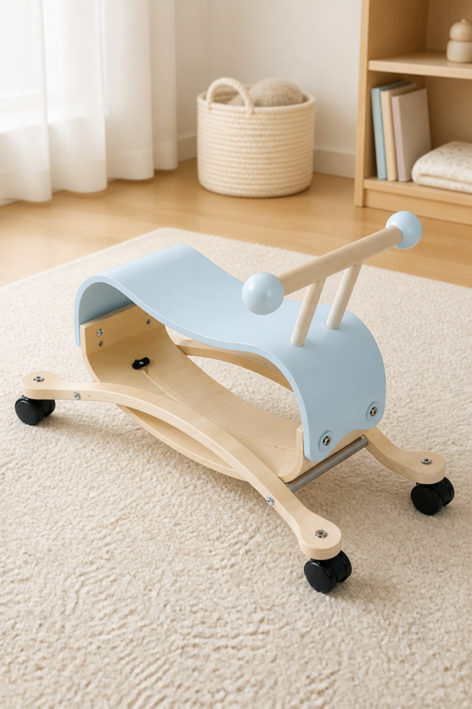 Baby Steps - Drewniany Jeździk-Bujak 2w1 „Pierwsze Kroki”