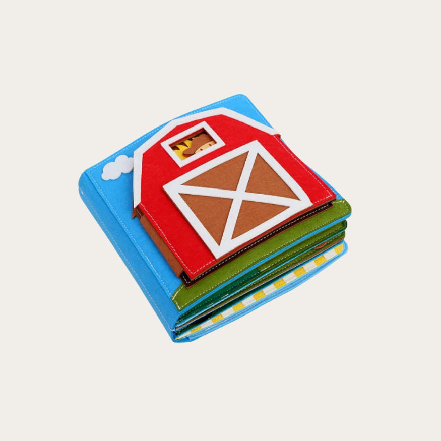 Książeczka sensoryczna z filcu Friends from the Farm