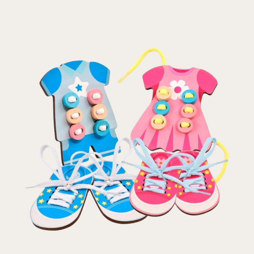 Zestaw do nawlekania guzików i sznurowadeł