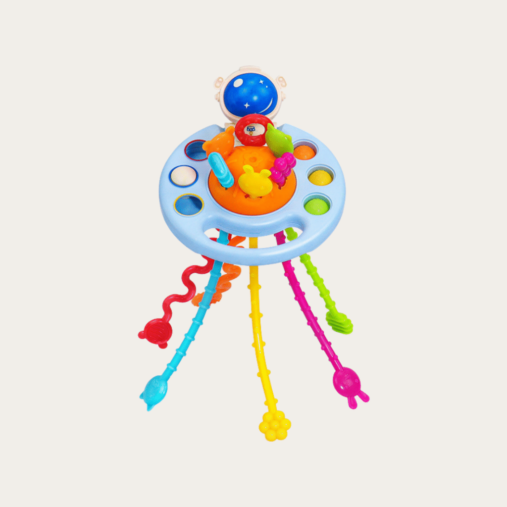 Kolorowe linki Montessori - Astronauta