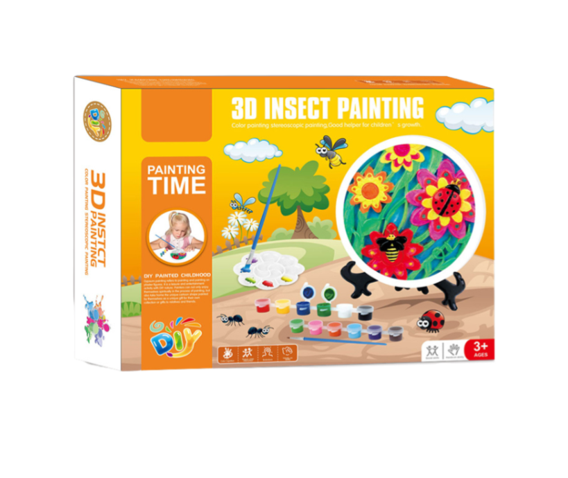 Bugs Buddies Gipsowy Zestaw Kreatywny do Malowania