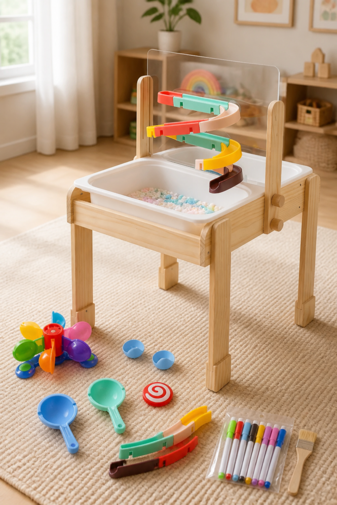Baby Sensory Time - duży stolik sensoryczny multi