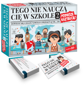 Gra Planszowa - Tego nie nauczą Cię w szkole 2 Podróże kształcą 10+