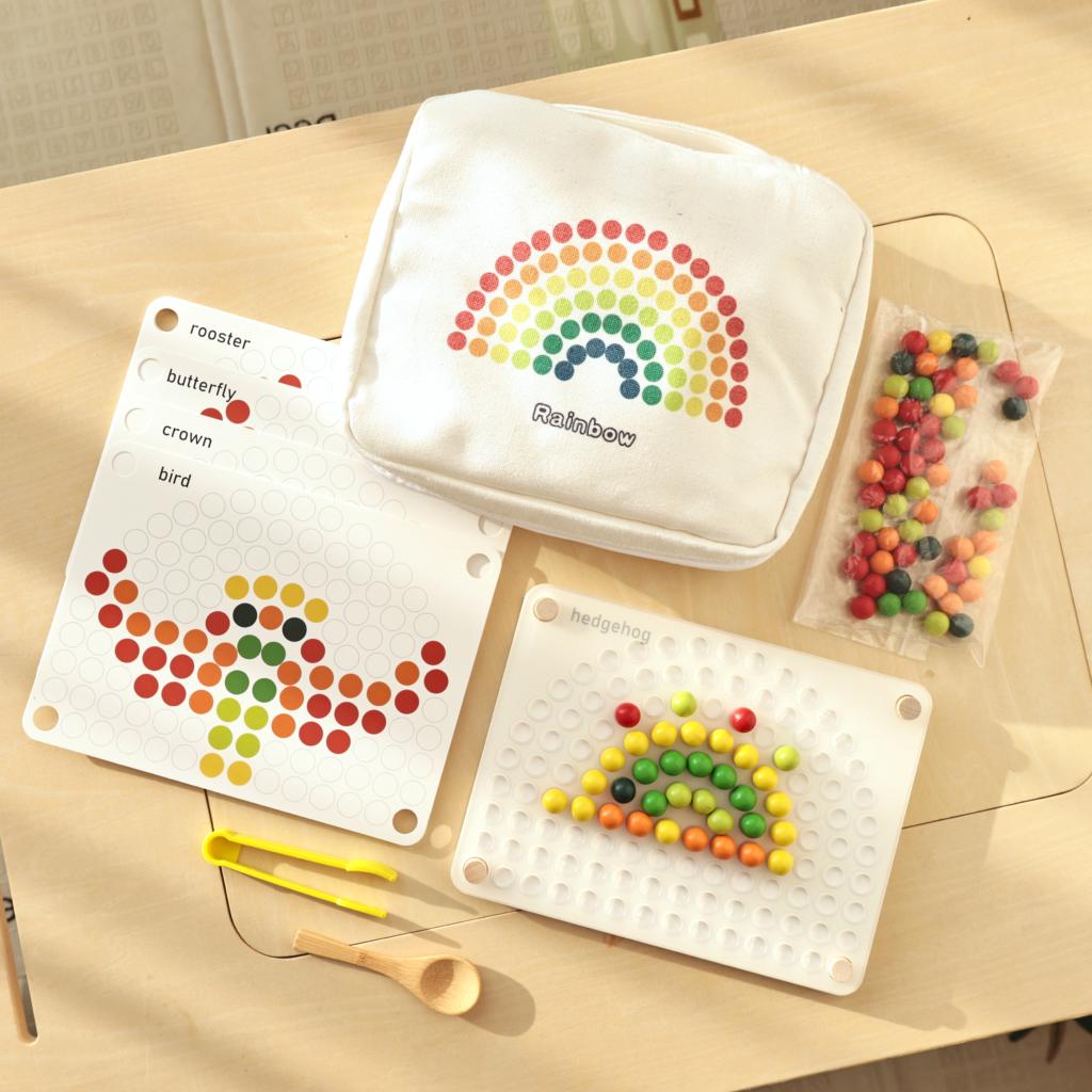 Brain Hunters - "Rainbow" Zaawansowany sorter kolorów Montessori w teczce