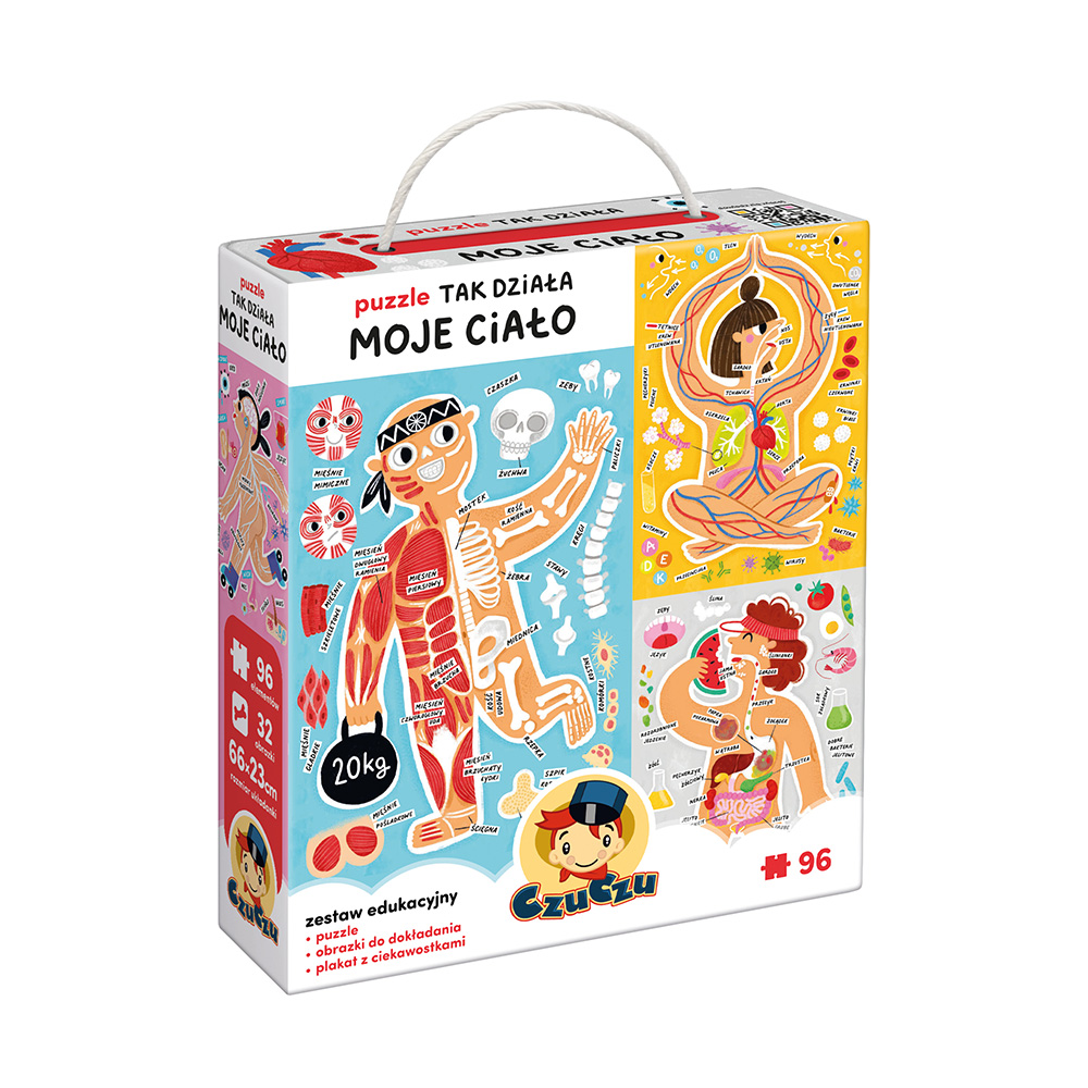 CzuCzu Puzzle Edukacyjne Tak działa Moje ciało 5+