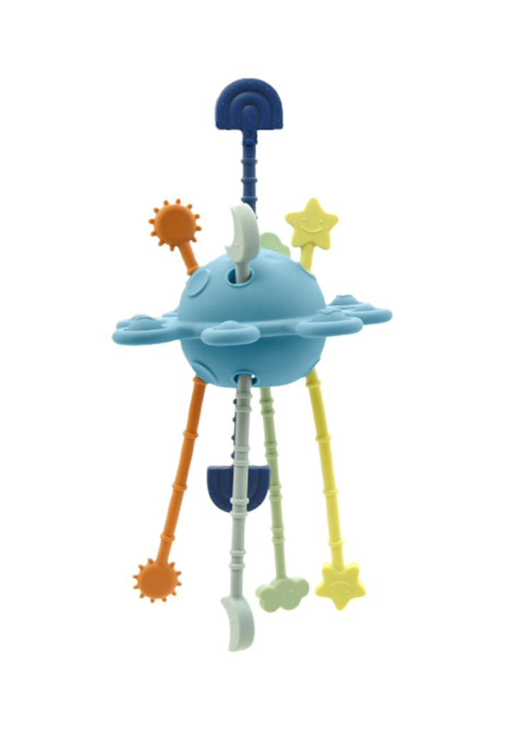 Asteria Collection - gryzak z linkami Montessori Blue