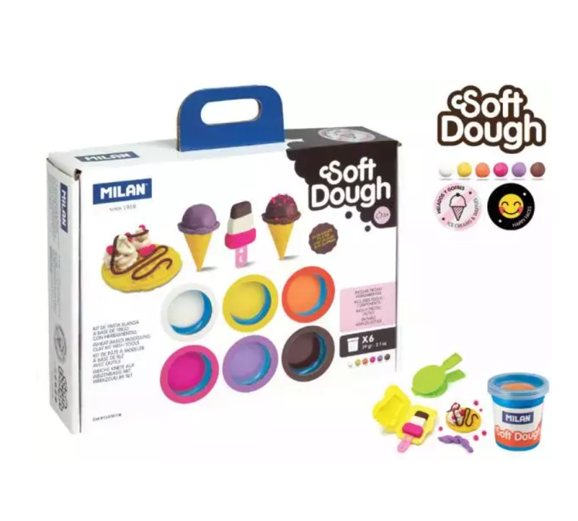 Ciastolina - Zestaw z akcesoriami - Ice Creams MILAN 3+