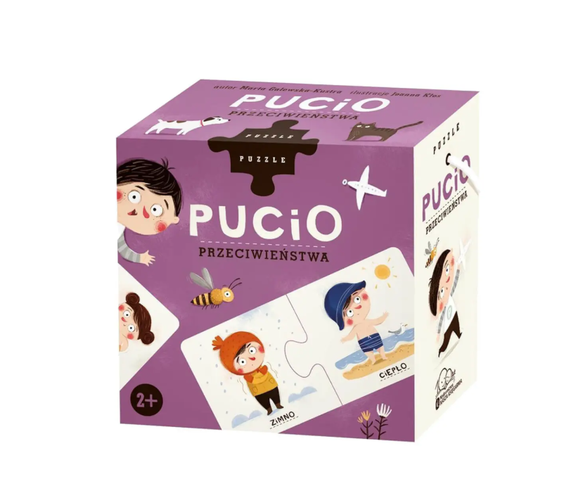 Puzzle - Pucio. Przeciwieństwa 2+