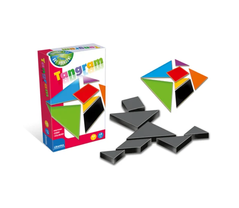 Gra edukacyjna - Tangram wersja podróżna GRANNA 7+