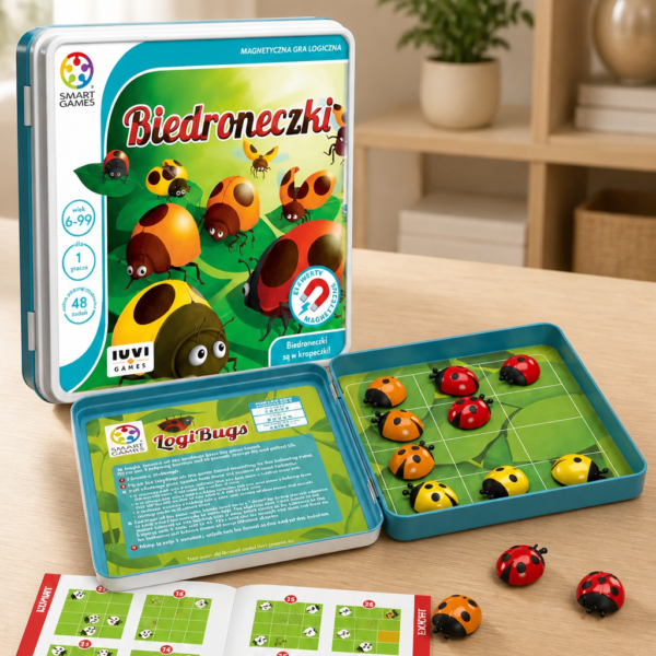 Smart Games IUVI Biedroneczki magnetyczna gra logiczna 5+